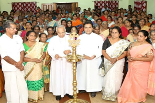 Official launch of combined flood rehabilitation activities By kottayam archdiocese & caritas india