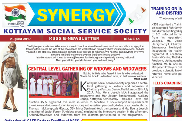 Synergy – ENewsletter August, 2017